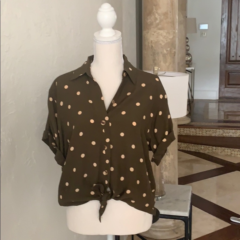 Faithfull the Brand Knotted Top Worn Once